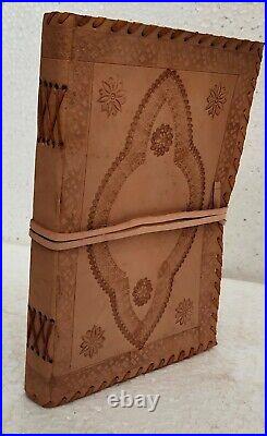 10x7 Inch Leather Journal Diary Handmade Travel Blank Paper Hardcover Book Lot 6
