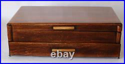 #836 Hand Crafted Fountain Pen Storage Custom Built Solid Mahogany Display Chest