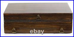 #904 Hand Crafted Fountain Pen Storage Custom Built Solid Mahogany Display Chest
