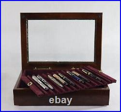 #924 Hand Crafted Fountain Pen Storage/display Case, Custom Built Interior