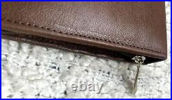 Amazing Hand Made Fountain Pen Traveler Case in Genuine Brown Leather (#AR4011)