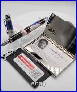 Archived ACME JERRY LEIBOWITZ'Writing Ladies' Fountain Pen Schmidt NIB +Case