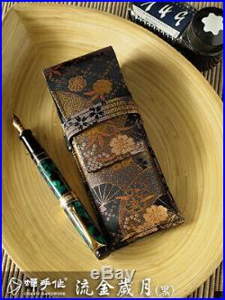 As Time Goes By(Black) 3-pens Chan's Handmade fountain pen