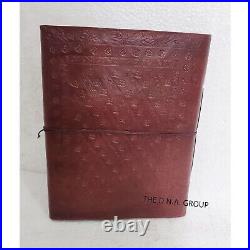 Attractive Handmade Five Stone Hardcover Designer Leather Album for holiday Gift