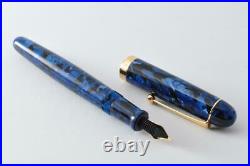 Authentic Handmade Fountain Pen Onishi Manufacturing Co. Ltd. Blue