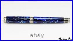 Beautiful mesh resin on a handcrafted fountain pen with gun metal accents