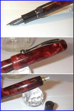Celluloid fountain pen Hand Made Stylo Triton Blancheurpens Penna Stilografica
