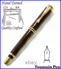 Centauri Fountain Pen in Mink Acrylic & 10ct. Gold #231