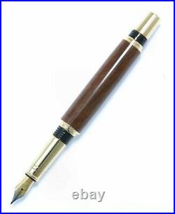 Centauri Pen in Golden Desert Pearl & Gold Trim #191