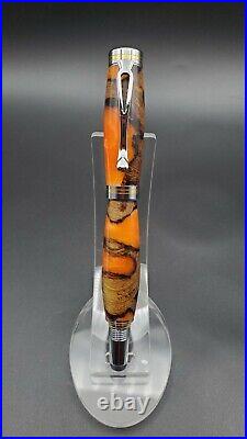 Fountain Pen Handmade With Banksia Nut, 24kt Gold Nib
