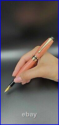 Fountain Pen Handmade With Pink-Ivory Exotic Wood