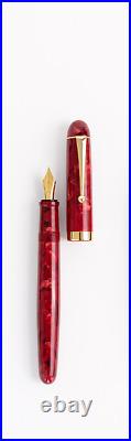 Fountain Pen Onishi Seisakusho Crimsoni Red Craftsman Handmade in Japan Nib F