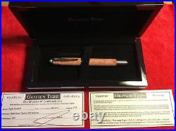 GRAYSON TIGHE FOUNTAIN PEN APPLE CORAL LIMITED EDITION #06 of 18 WORLDWIDE