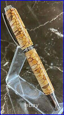 Gorgeous Apple Tree Twig Wood Fountain Pen Hand Made by HTC Creations