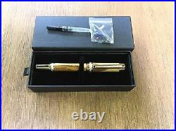 Hand Turned Cambridge Hybrid Fountain Pen with Case