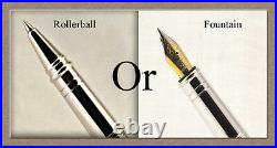 HandMade Writing Pen Ball Point Fountain Bethlehem Olivewood Pens VIDEO 1091a