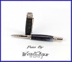 HandMade Writing Pen Fountain Pinecone & Resin Beautiful SEE VIDEO 957a