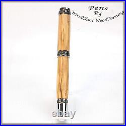 Handmade Exotic Bethlehem Olive Wood Rollerball Or Fountain Pen ART 1396
