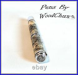 Handmade Exotic Buckeye Burl Wood Rollerball Or Fountain Pen ART SEE VIDEO 1292