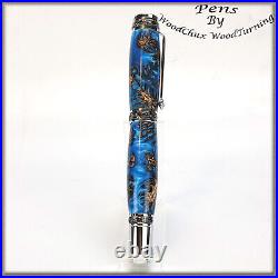 Handmade Exotic Mini Pine Cones & Resin Rollerball Or Fountain Pen ART 1391