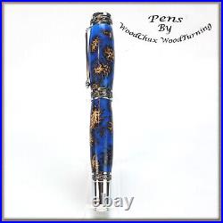 Handmade Exotic Mini Pine Cones & Resin Rollerball Or Fountain Pen ART 1393