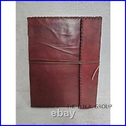 Handmade Journal Diary with leather strap closure Assorted office supply diary 3