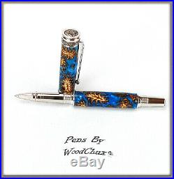 Handmade Mini Pine Cone Writing Rollerball Or Fountain Pen Art SEE VIDEO 876a