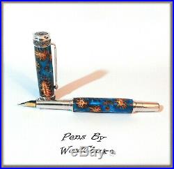 Handmade Mini Pine Cone Writing Rollerball Or Fountain Pen Art SEE VIDEO 876a