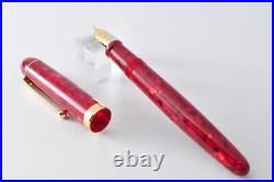 Handmade Onishi Manufacturing Fountain Pen Red R07186