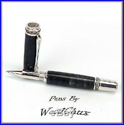 Handmade Pine Cone Writing Rollerball Or Fountain Pen Beautiful SEE VIDEO 961a