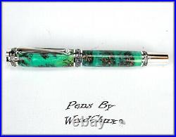 Handmade Stunning Mini Pine Cones Rollerball Or Fountain Pen ART SEE VIDEO 1144a