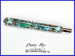 Handmade Stunning Mini Pine Cones Rollerball Or Fountain Pen ART SEE VIDEO 1146