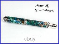 Handmade Stunning Mini Pine Cones Rollerball Or Fountain Pen ART SEE VIDEO 1178a