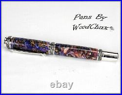 Handmade Stunning Mini Pine Cones Rollerball Or Fountain Pen ART SEE VIDEO 1179a
