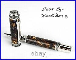 Handmade Stunning Mini Pine Cones Rollerball Or Fountain Pen ART SEE VIDEO 1180