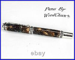 Handmade Stunning Mini Pine Cones Rollerball Or Fountain Pen ART SEE VIDEO 1180a