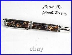 Handmade Stunning Mini Pine Cones Rollerball Or Fountain Pen ART SEE VIDEO 1180a