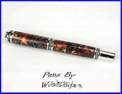 Handmade Stunning Mini Pine Cones Rollerball Or Fountain Pen ART SEE VIDEO 1182a