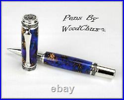 Handmade Stunning Mini Pine Cones Rollerball Or Fountain Pen ART SEE VIDEO 1183a