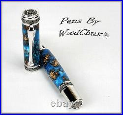 Handmade Stunning Mini Pine Cones Rollerball Or Fountain Pen ART SEE VIDEO 1185