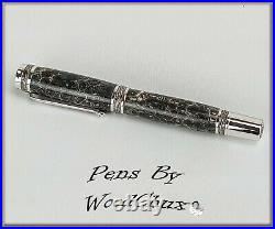Handmade Sweetgum Pod WoodWriting Rollerball Or Fountain Pen SEE VIDEO 1057