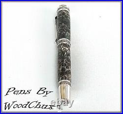 Handmade Sweetgum Pod WoodWriting Rollerball Or Fountain Pen SEE VIDEO 1057
