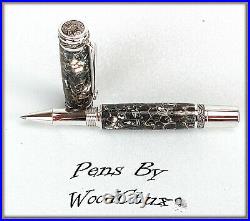 Handmade Sweetgum Pod WoodWriting Rollerball Or Fountain Pen SEE VIDEO 1057a