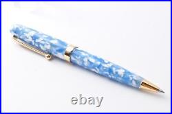 Handmade ballpoint pen, Onishi Seisakusho handmade, sky blue #8a5bef