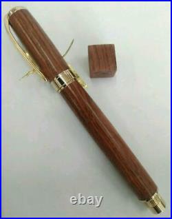 Handmade fountain pen (Bubinga) New, unused