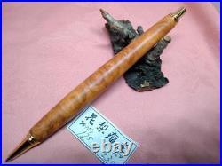 Handmade wooden mechanical pencil with a hanashi stem #915d84