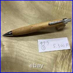 Handmade wooden shaft pen, cherry #6866a5