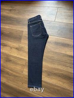 Hiroshi Kato Pen Slim Raw Selvedge Made In USA Mens 5 Pocket Denim Jeans Size 31