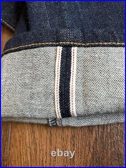 Hiroshi Kato Pen Slim Raw Selvedge Made In USA Mens 5 Pocket Denim Jeans Size 31