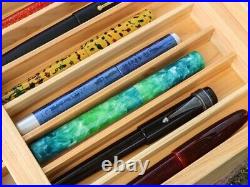 Japanese Cedar Hita Sugi Fountain Pen Storage Box 50 Made in Japan Natural Color